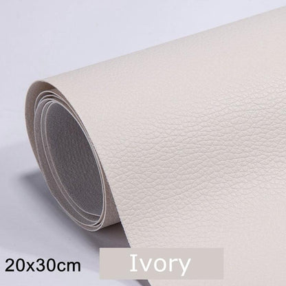 Rynx | Jumbo XL Luxe Litchi Leather Repair Stickers - Stylish Solutions for Elegant Furniture Repairs