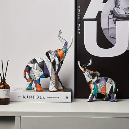 Rynx | Modern Elephant Art: Nordic Decor
