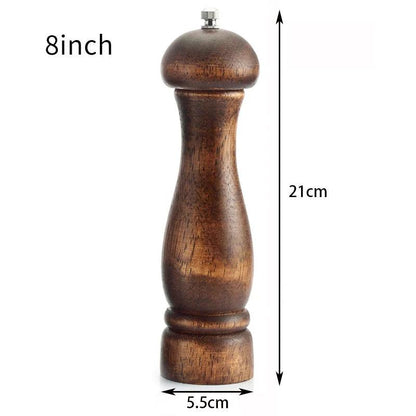 Rynx | Elegant adjustable salt and pepper mill set made of solid wood for outdoor dining