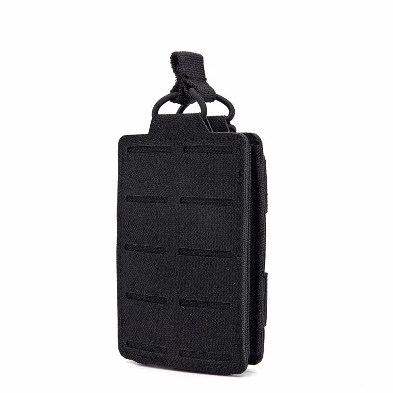 Rynx | Tactical 5.56mm Mag Pouch – Single Magazine Open-Top MOLLE Bag for M4, M14, M16, AR-15 Rifle Magazines