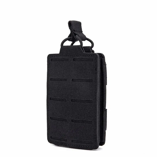 Rynx | Tactical 5.56mm Mag Pouch – Single Magazine Open-Top MOLLE Bag for M4, M14, M16, AR-15 Rifle Magazines