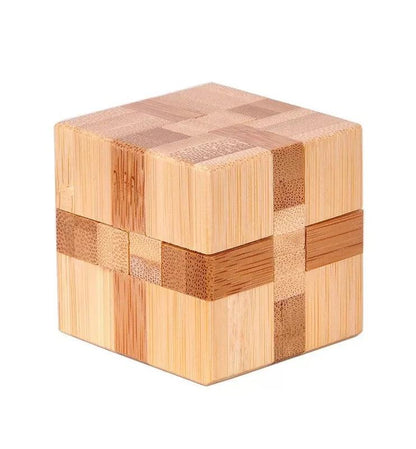 Rynx | Bamboo Kong Ming Lock Puzzle - Creative 3D Logic Challenge for Kids