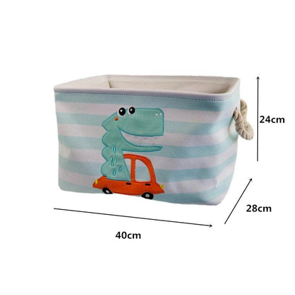 Rynx | Stylish collapsible storage basket made of canvas for children