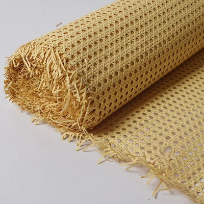 Rynx | Indonesian Plastic Rattan Weaving Roll for Furniture Makeover - 35-50 cm wide Ideal for Chairs, Cabinets, and Tables