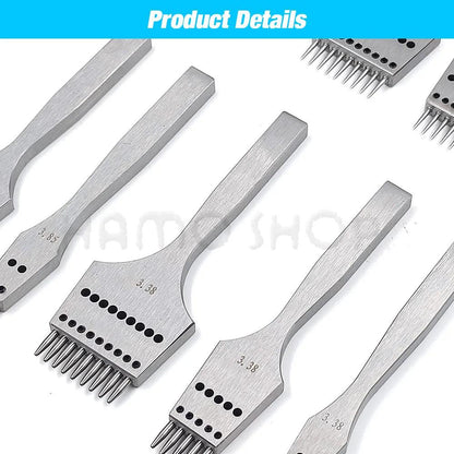 Rynx | Premium Replaceable Round Chisel Tool Set for Leatherworking