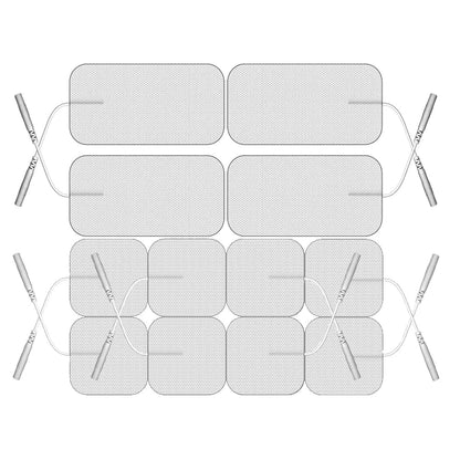 Rynx | Therapeutic TENS Electrode Pads with Conductive Gel - Muscle Stimulator Massage Patches for Physiotherapy Relief & Pressure Pulse Therapy