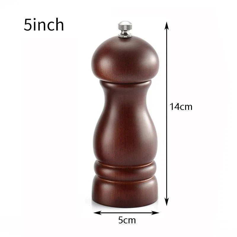 Rynx | Elegant adjustable salt and pepper mill set made of solid wood for outdoor dining