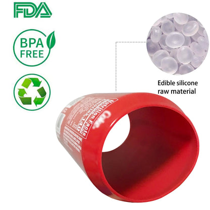Rynx | Silicone Beer Can Cover: Hide-a-Beer Bottle Sleeve for 330ml to 500ml Cans - Perfect for Golf, Basketball, Park, and Beach