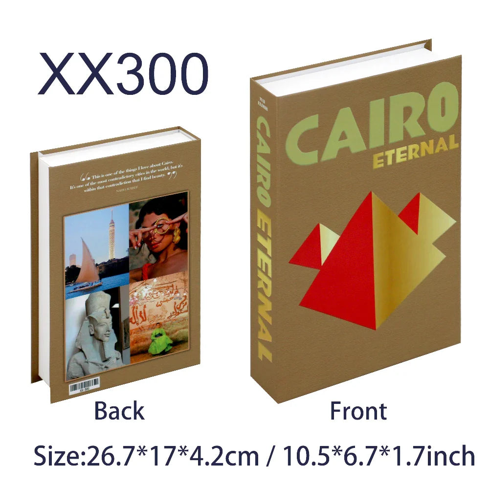 Rynx | Luxury Fake Books for Decor - Elegant Living Room Coffee Table Ornaments and Remote Control Storage Box