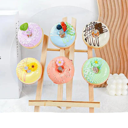 Rynx | Playful Set of 6 Colorful PU Foam Cake Magnets for Creative Home Styling and Photography