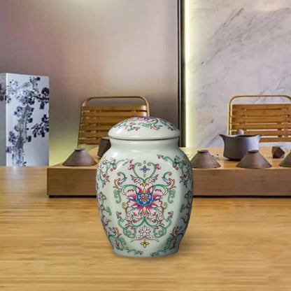 Rynx | Hand-painted porcelain flower vase - Stylish tea storage and home accessory