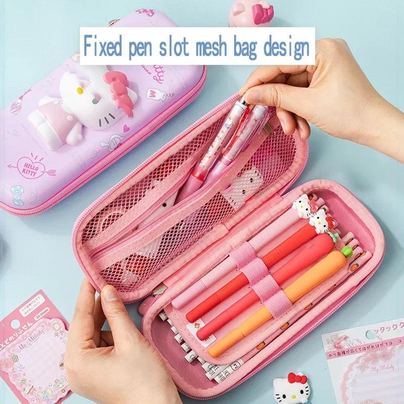 Rynx | Kuromi & Cinnamoroll Anime-inspired pencil case - Stylish and functional stationery organizer