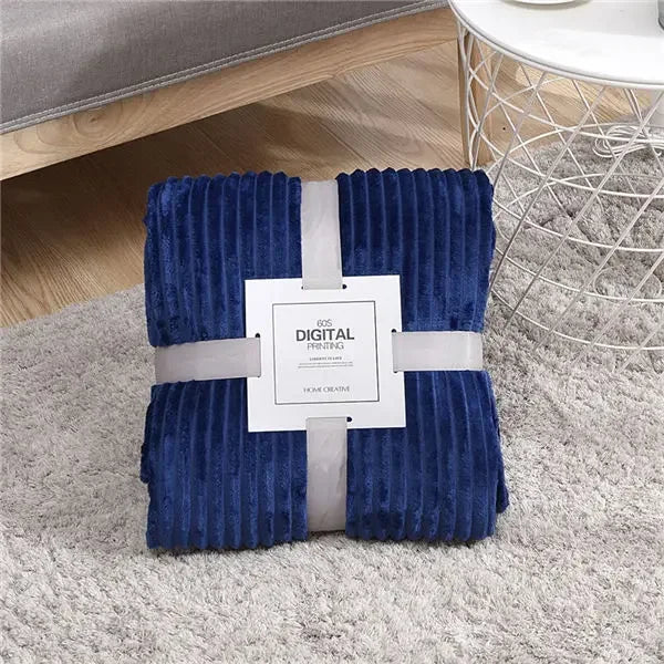 Rynx | Soft Ribbed Plush Blanket