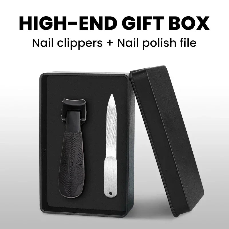 Rynx | 2023 New Anti-Splash Nail Clippers - Large Size Single Nail Trimmer for Thick and Hard Nails, Household Essential