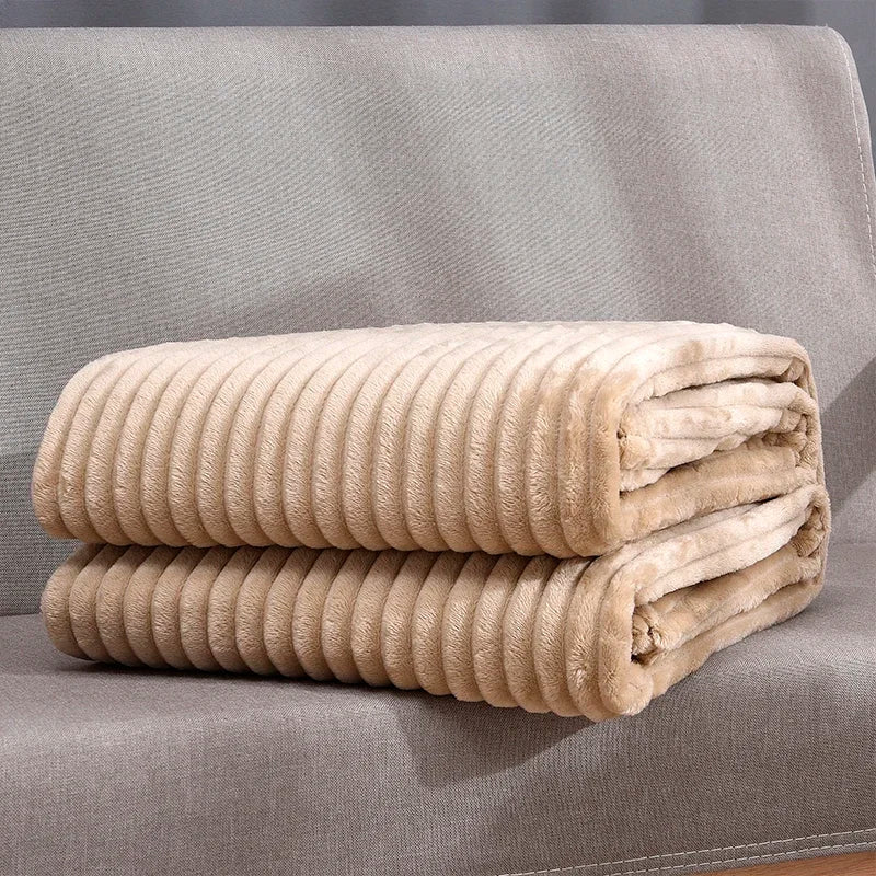 Rynx | Soft Ribbed Plush Blanket