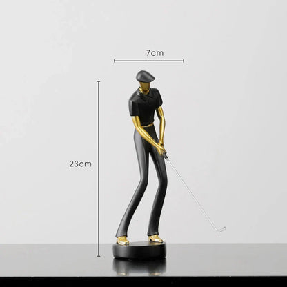 Rynx | TeeStance - Elegant Golf Pose Sculpture