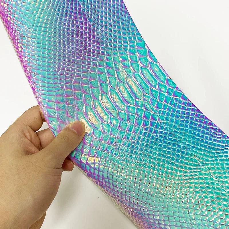 Rynx | Iridescent Dragon Scale Leather for enchanting DIY creations