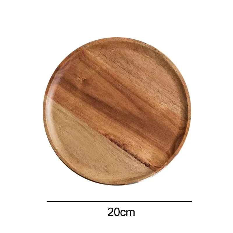 Rynx | AcaciaCraft Plate Collection | High-Quality Acacia Wood Plates | Sustainable & Stylish Table Decoration