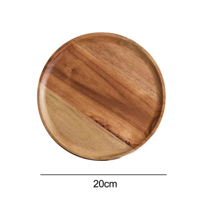 Rynx | AcaciaCraft Plate Collection | High-Quality Acacia Wood Plates | Sustainable & Stylish Table Decoration