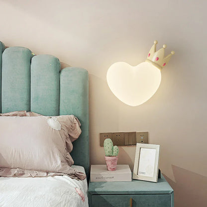 Rynx | LoveLight - Pink Crown Sky Heart Design LED Bed Lamp