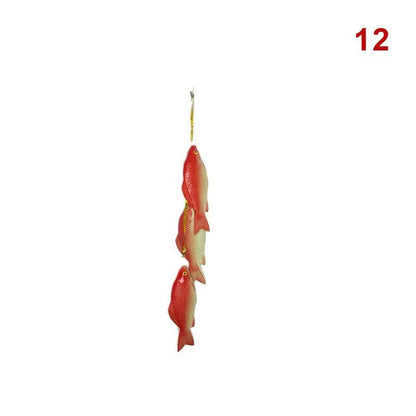 Rynx | Realistic Hanging Foam Fruit and Seafood Decoration for Home and Event Enhancement