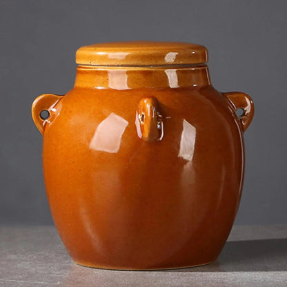 Rynx | Elegant sparkling ceramic storage jar for stylish kitchen decoration