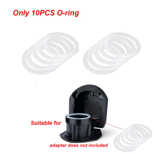 Rynx | Dolce Gusto Coffee Adapter Rubber O-Ring: Silicone Seals Food-Grade O-Shape Accessory - Compatible with Coffee Machines (Adapter Not Included)
