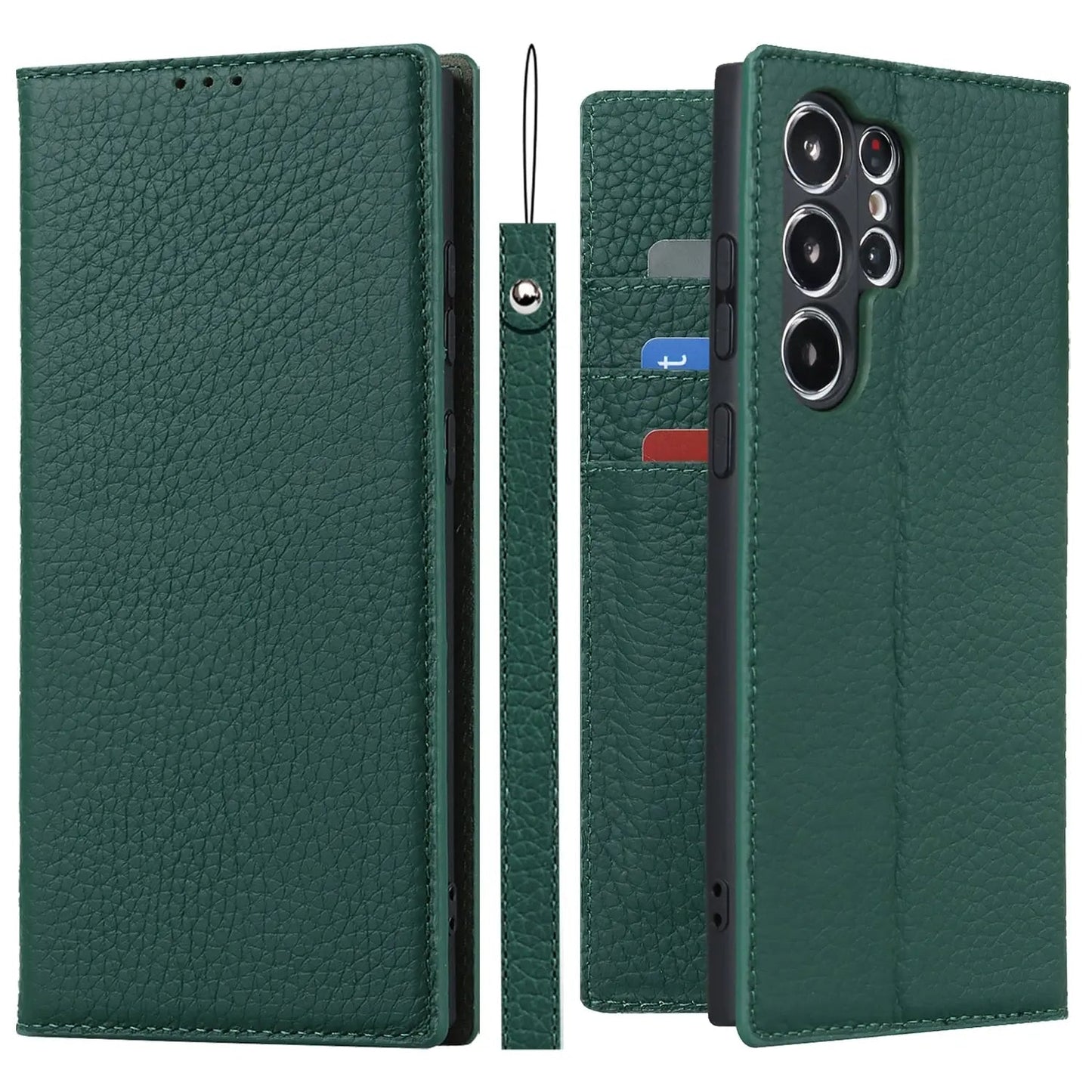 RYNX | Genuine Leather Wallet Case For Samsung Galaxy S23 Ultra