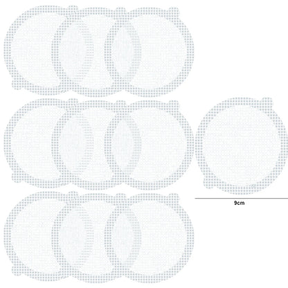 Rynx | Self-Adhesive Shower Drain Hair Catcher - Disposable Mesh Sink Strainer Filter - Cuttable Floor Drain Stickers for Bathroom (10/5m)