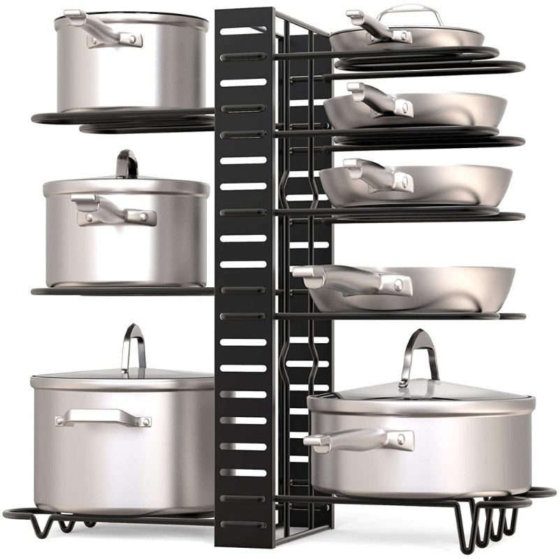 Rynx | SpaceFlex Adjustable Pan Holder & Lid Holder | Organization & Flexibility in the Kitchen