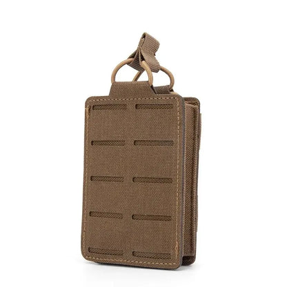 Rynx | Tactical 5.56mm Mag Pouch – Single Magazine Open-Top MOLLE Bag for M4, M14, M16, AR-15 Rifle Magazines