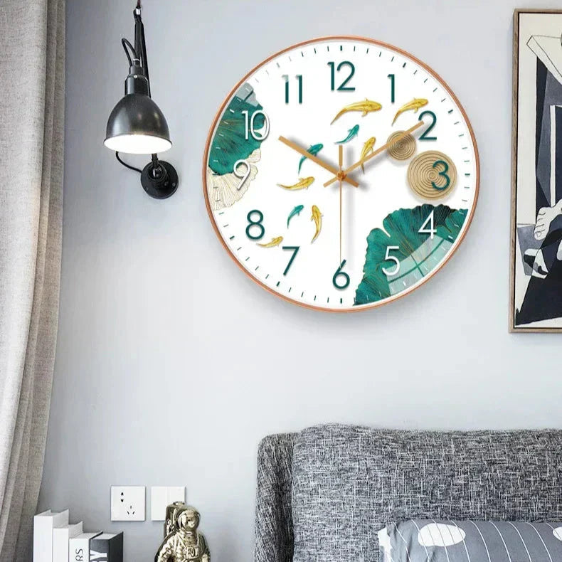 Rynx | ScandiTick Elegant Wall Clock – Modern Design for Every Interior