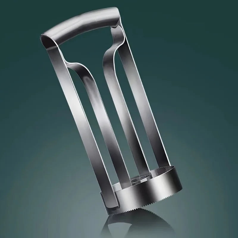 Rynx | Stainless Steel Pineapple Meat Remover and Core Peeler - Quick and Easy Pineapple Knife