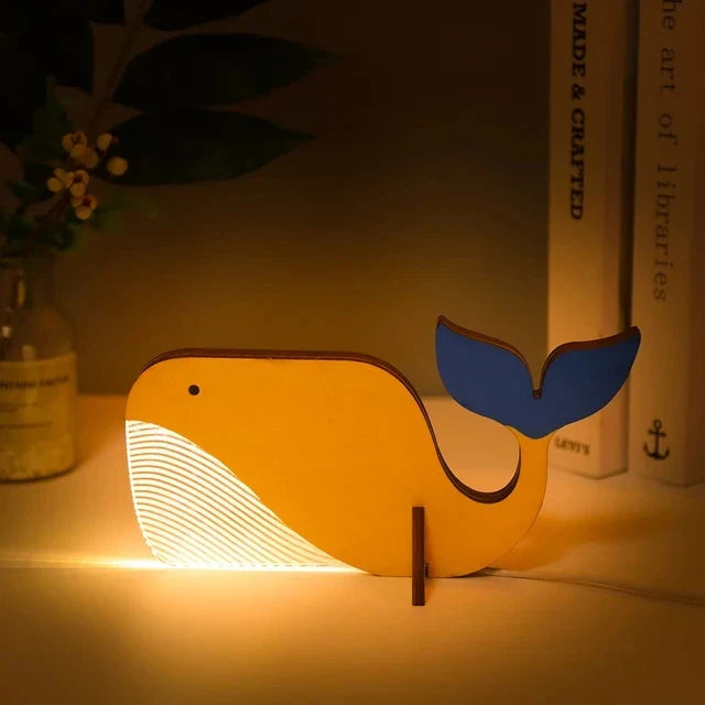 Rynx | Charming Wooden Animals LED Bedside Lamps