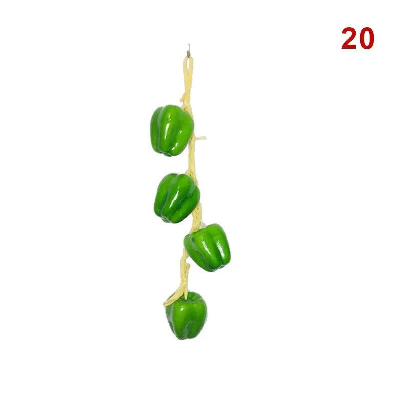 Rynx | Realistic Hanging Foam Fruit and Seafood Decoration for Home and Event Enhancement