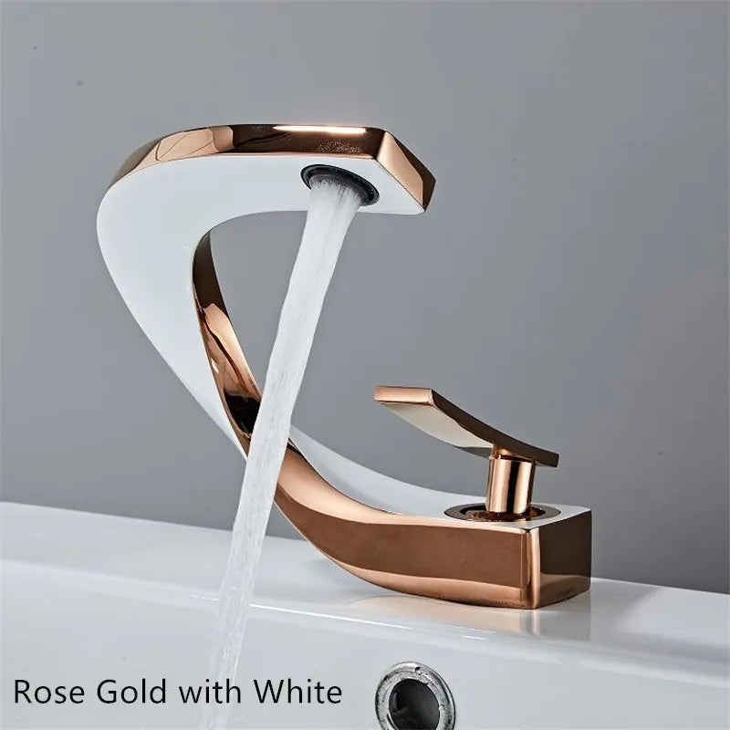 Rynx | Nordic Arch Artistic Deck Mounted Faucet