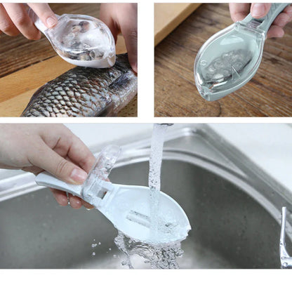 Rynx | Efficient Fish Scale Remover - 1PC Fish Skin Brush for Easy Scale Scraping and Cleaning, a Must-Have Kitchen Tool