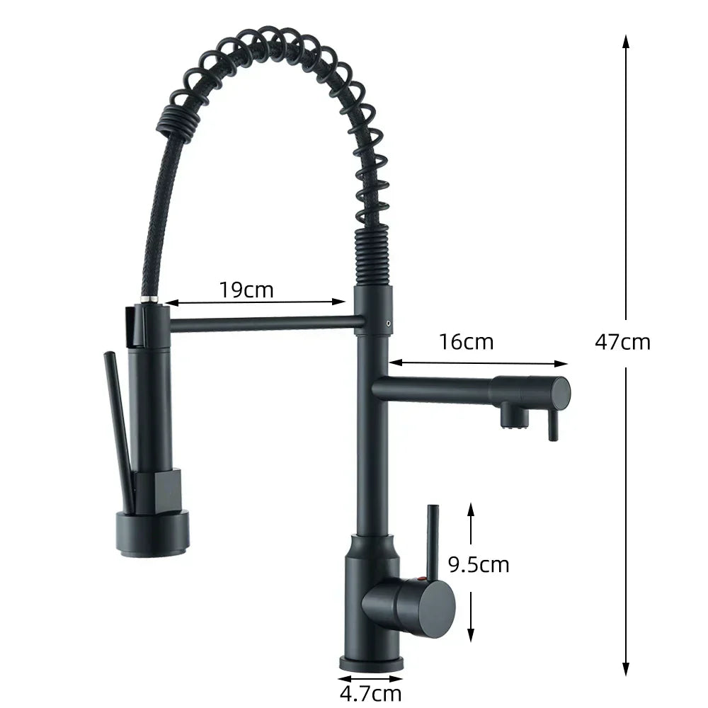 RYNX | Springflow – Kitchen Faucet With Double Outlet