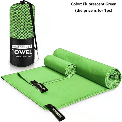 Rynx | Quick-Drying Sports Towel | Swimming Gym Fitness Camping Running Beach Towels | Blue Grey Green Orange