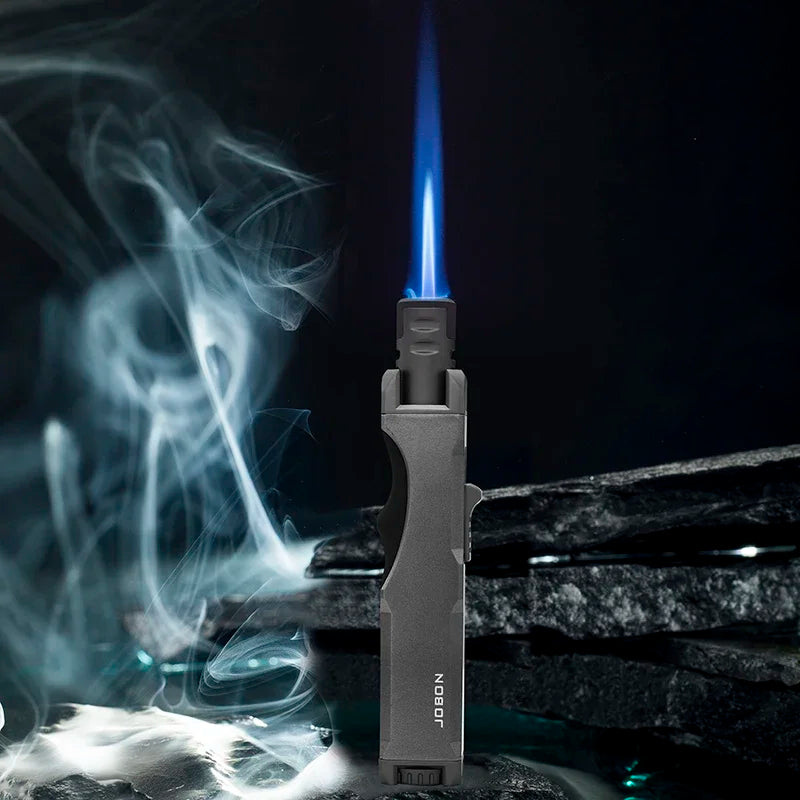 Rynx | JOBON Outdoor Windproof Turbine Torch – Butane Gas Lighter for Kitchen, Barbecue, Welding – Men’s Tool ( Gas Free )