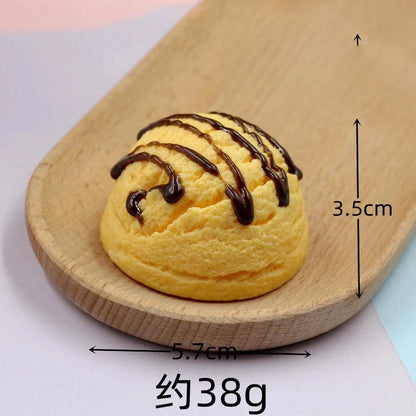 Rynx | Life-like resin ice cream cone model - Realistic fake dessert decoration for photography and home decor