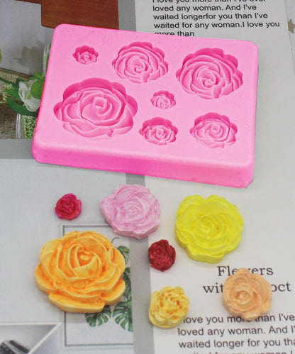 Rynx | Elegant Petal Flower Silicone Mold for Baking and Crafting