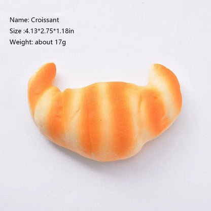 Rynx | Playful PU Bread Stress Ball - A Fun and Functional Decorative Piece for Stress Relief