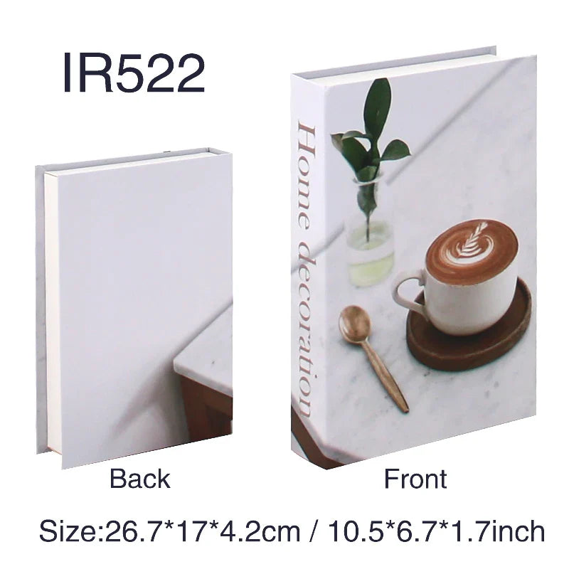 Rynx | Luxury Fake Books for Decor - Elegant Living Room Coffee Table Ornaments and Remote Control Storage Box