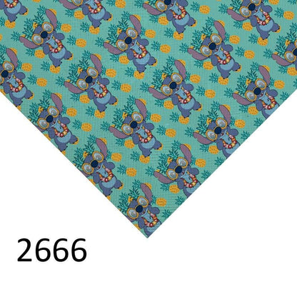 Rynx | Lilo and Stitch Cartoon Vinyl Faux Leather Craft Sheet: Ignite Your Imagination