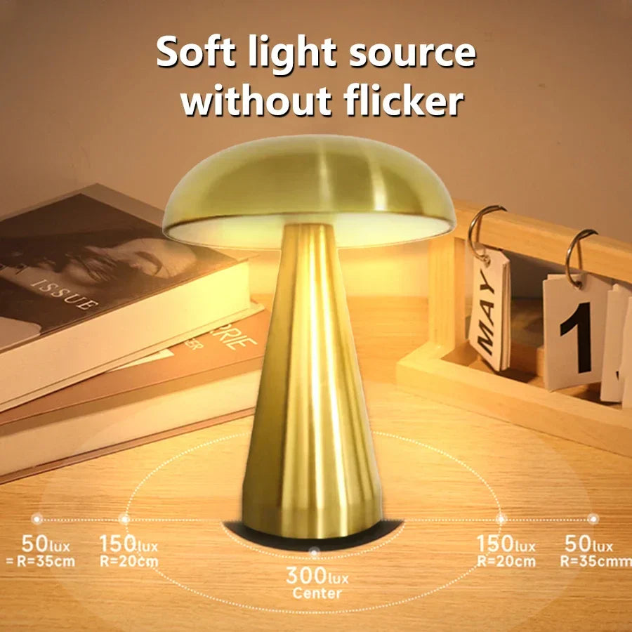 RYNX | Retro Bar Mushroom Reading Lamp