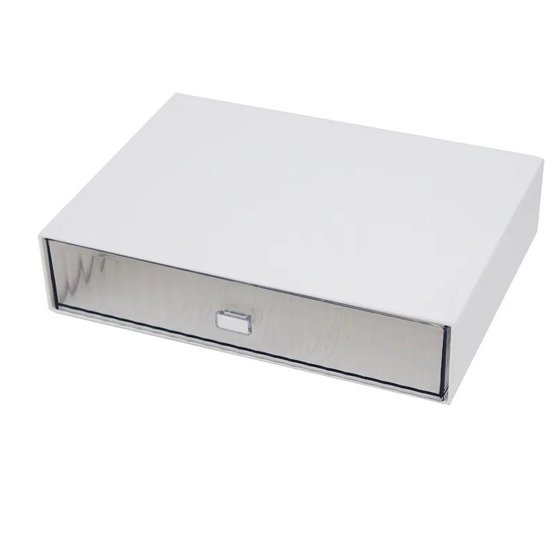 Rynx | Acrylic Pen Holder Storage Box Desktop Stationery Pen Box Office Transparent Large Capacity Drawer Makeup Organizer Cosmetics