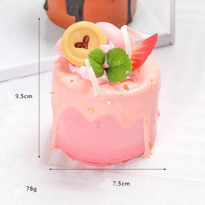 Rynx | Realistic Faux Fruit Cake Model for Home Decor and Photography - 1 pc. FCYY-MIX2