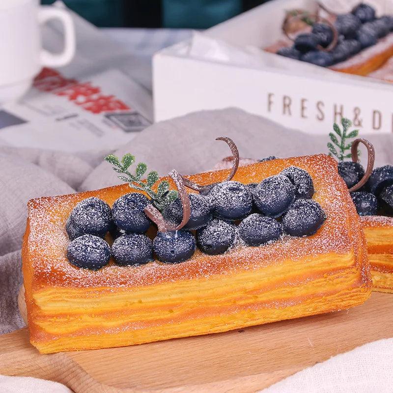 Rynx | Realistic Faux Fruit Cake Model for Home Decor and Photography - 1 pc. FCYY-MIX2