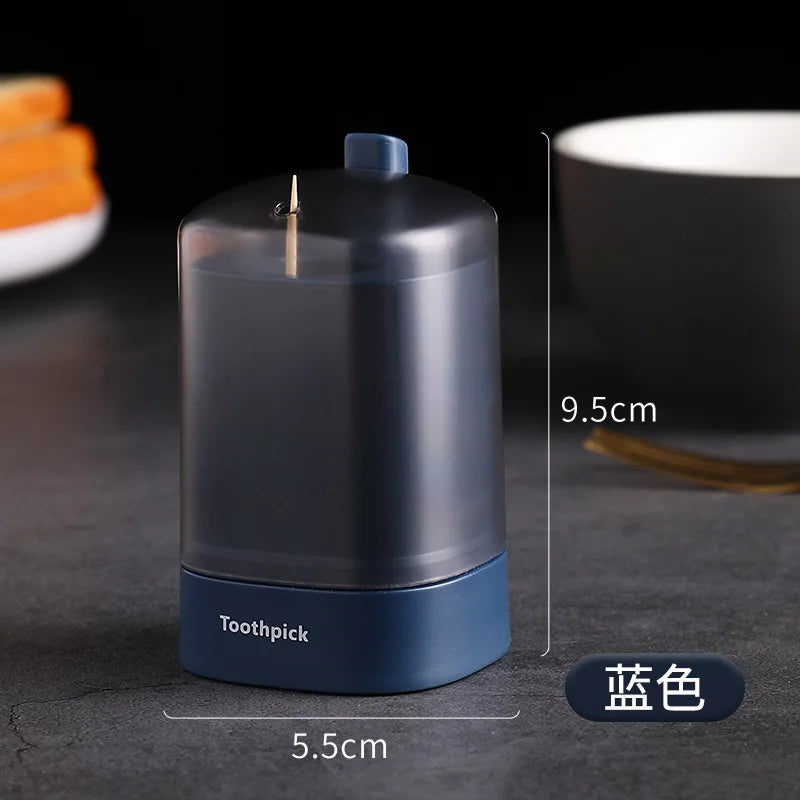 Rynx | Automatic Pop-Up Toothpick Dispenser - Portable Toothpick Holder Container for Kitchen, Restaurant, and Home Table Storage